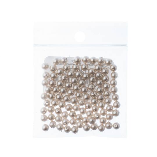 Preciosa Maxima 4mm Glass Nacre Pearls